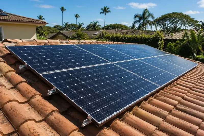 Installation de panneaux solaires à Cuguen